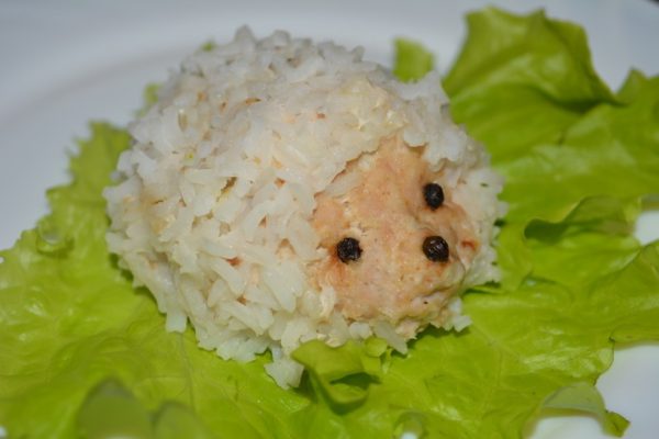 Ежики из фарша и риса