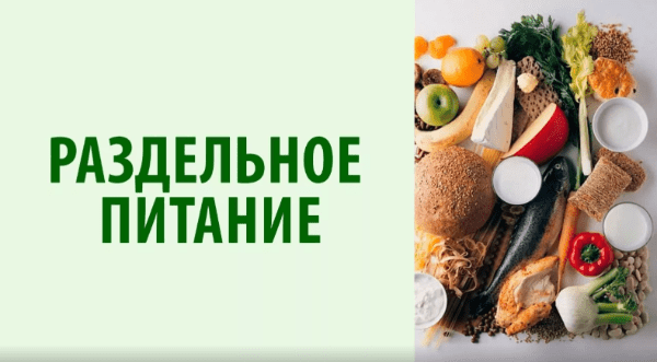 Раздельная диета на 3 недели