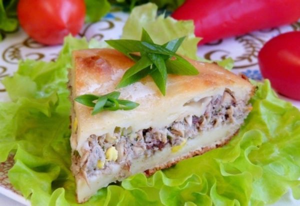 пирог с рыбой и яйцом в мультиварке